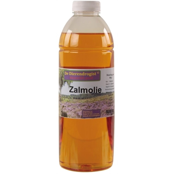 Dierendrogist zalmolie