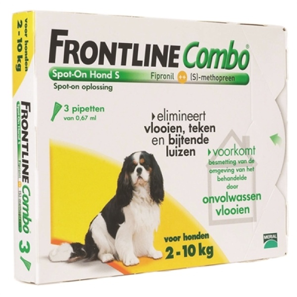 Frontline hond combo spot on 3 pack