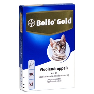 Bolfo gold kat vlooiendruppels