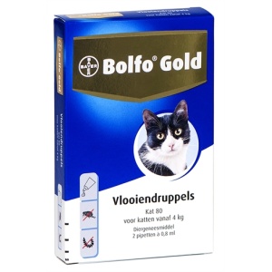 Bolfo gold kat vlooiendruppels