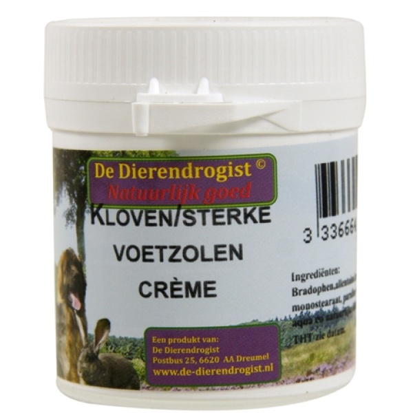 Dierendrogist kloven/sterke voetzolen creme