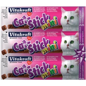 Vitakraft cat-stick mini gevogelte met lever