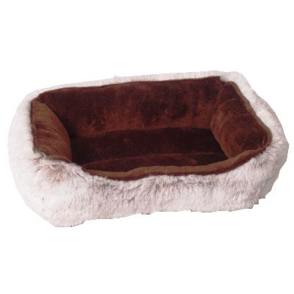 Divan hamster bed pluche bruin