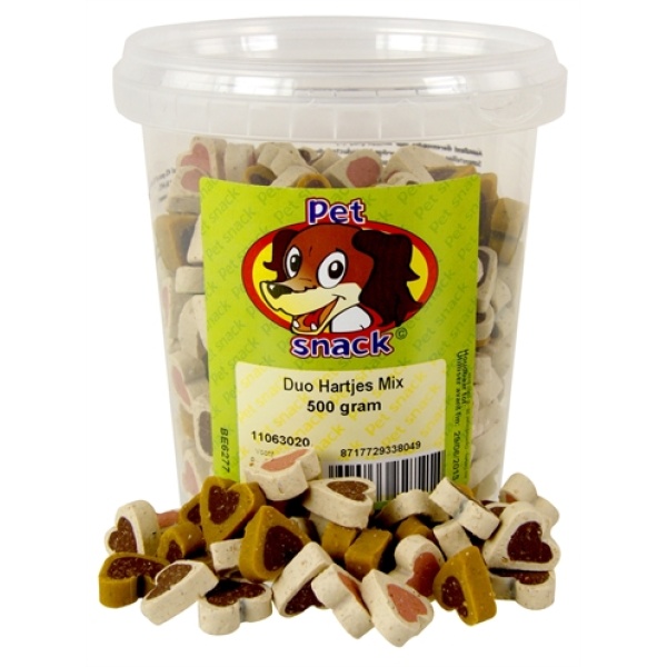 Petsnack duo hartjes mix