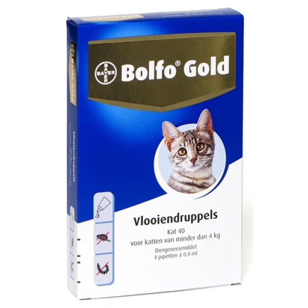 Bolfo gold kat vlooiendruppels