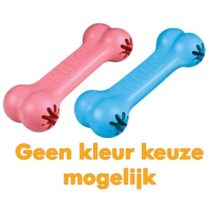 Kong puppy goodie bone roze of blauw assorti