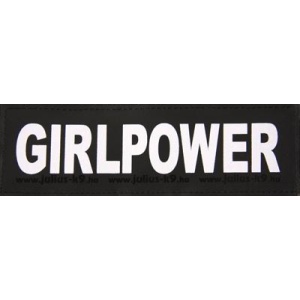 Julius k9 labels voor power-harnas/tuig girlpower