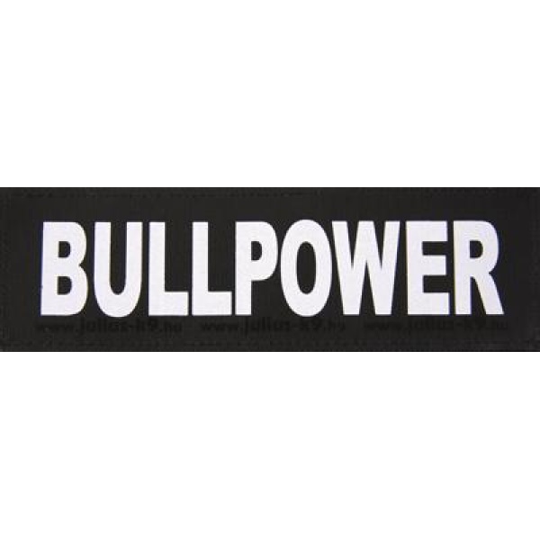 Julius k9 labels voor power-harnas/tuig bullpower