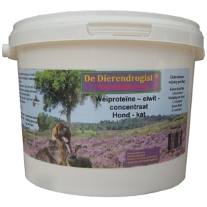 Dierendrogist wei proteine eiwit concentraat hond/kat