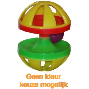 Plastic knaagdierspeelgoed met bel