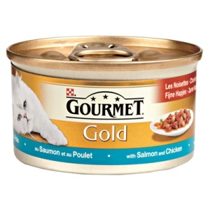 Gourmet gold fijne hapjes zalm / kip