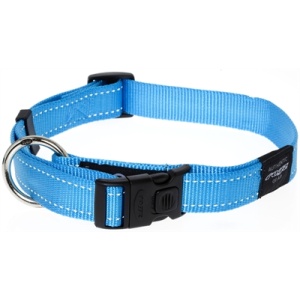 Rogz for dogs lumberjack halsband turquoise