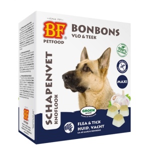 Biofood schapenvet maxi bonbons knoflook