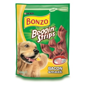 Bonzo beggin’ strips bacon