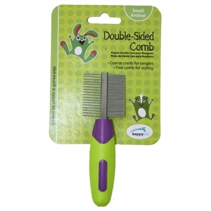 Happy pet knaagdier double sided comb