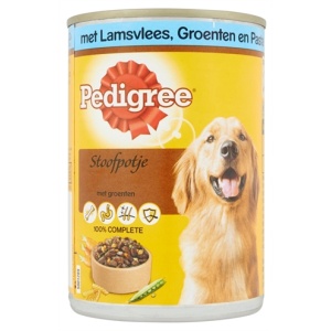 Pedigree blik adult stoofpotje lam / groenten / pasta