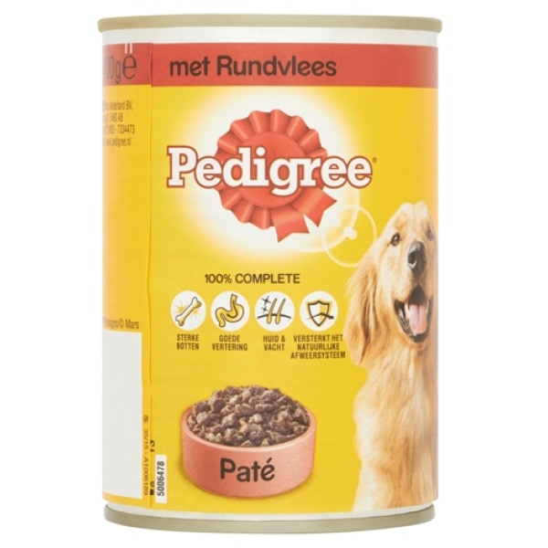 Pedigree blik adult pate rundvlees