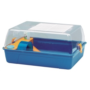 Savic plastic kooi rody hamster blauw