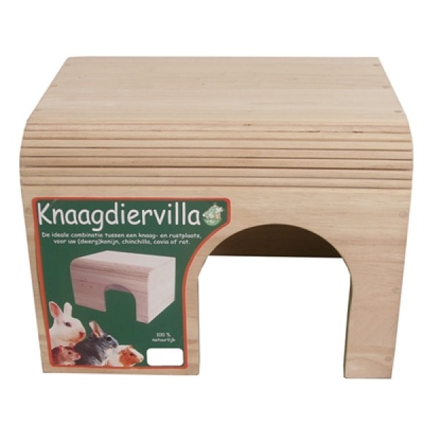 Knaagdiervilla hout