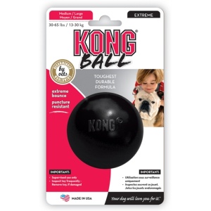 Kong extreme rubber bal zwart