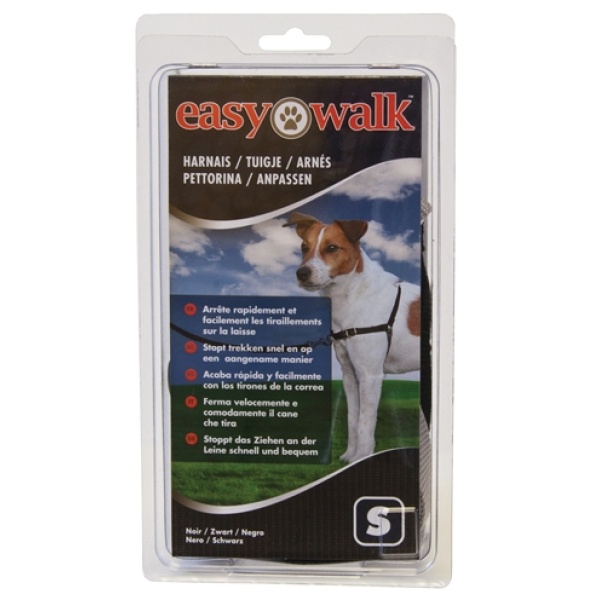 Premier easy walk anti-trek tuig zwart