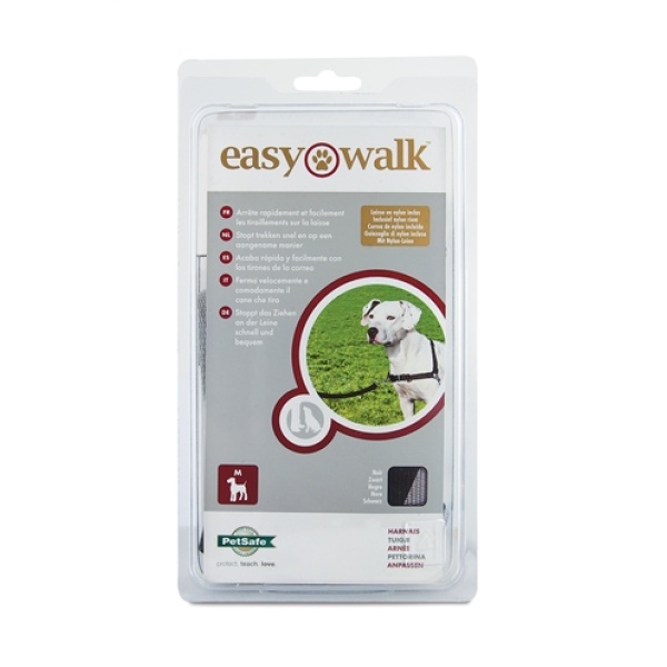 Premier easy walk anti-trek tuig zwart