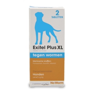 Exitel plus hond no worm tabletten