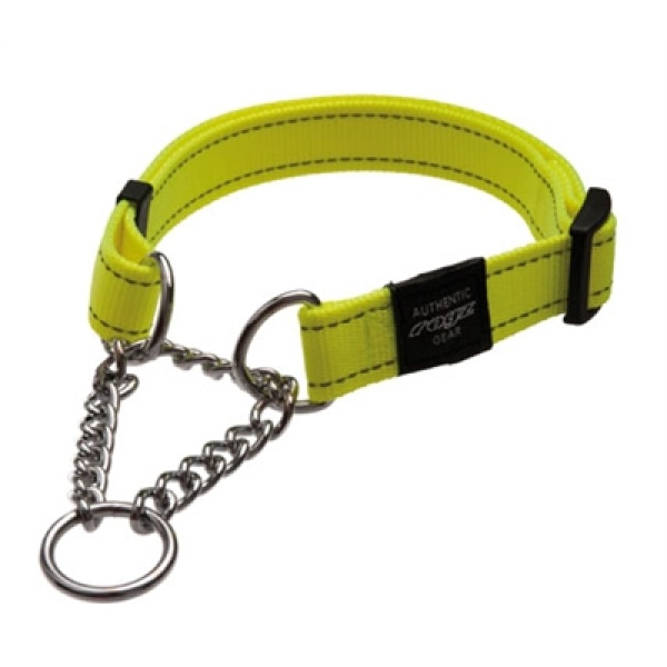 Rogz for dogs fanbelt choker geel