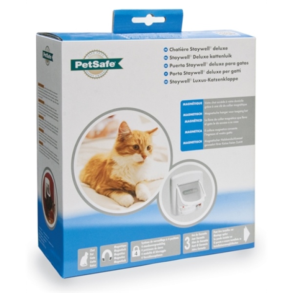 Petsafe kattenluik tot 7 kg magnetisch slot wit