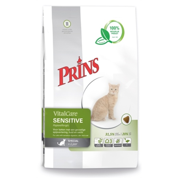 Prins cat vital care adult sensitive hypo allergeen