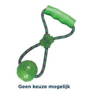 Kong squeezz ball met handvat