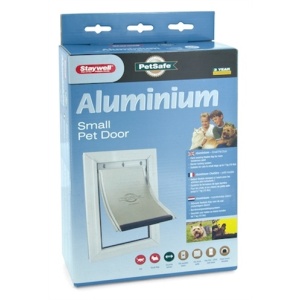 Petsafe kattenluik tot 7 kg aluminium wit