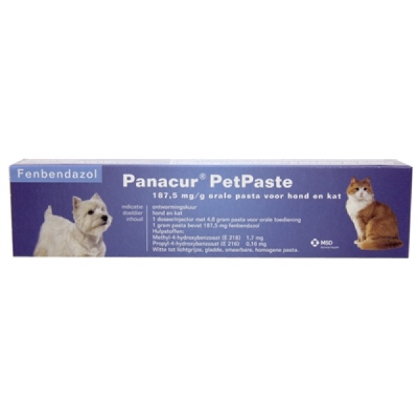 Panacur pet pasta injector