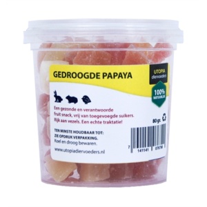 Utopia gedroogde papaya